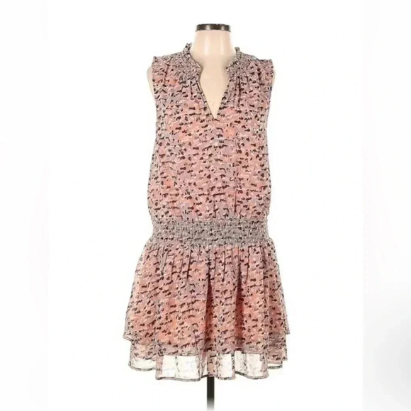 Lucky Brand | Bohemian Aztec Sleeveless Drop Waist Hem Dress Size L Large - Picture 2 of 3